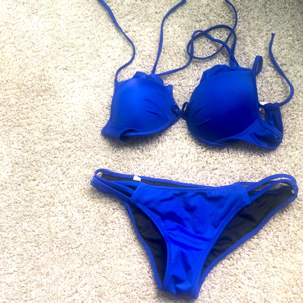 Royal blue 2 piece